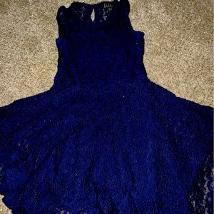 Lilt girls high low lace dress size 10